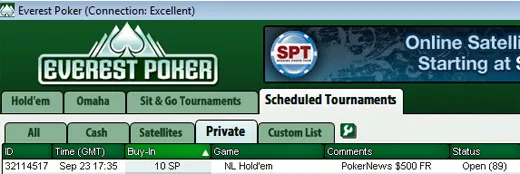 Hoje às 17:35 0 PokerNews Cash Freerolls na Everest Poker 101