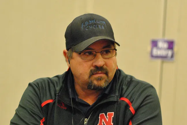 Phil Mader, pictured at the MSPT Grand Falls final table.