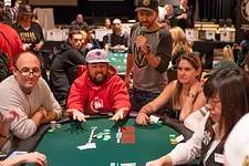 Daniel Negreanu emcees a CSOP event.