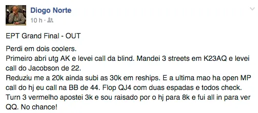 Grand Final EPT: João Barbosa no Dia3; Ole Schemion é o Chip Leader 101