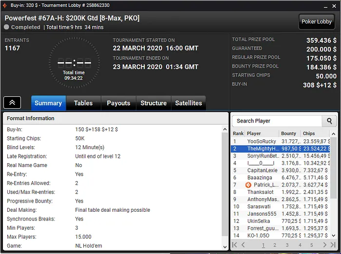 partypoker poker online
