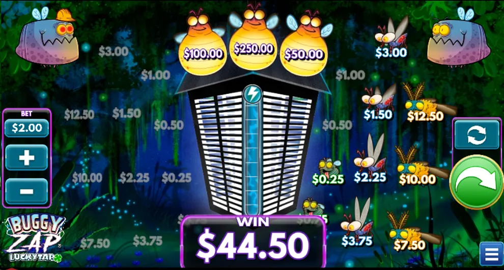 Buggy Zap Lucky Tap game win