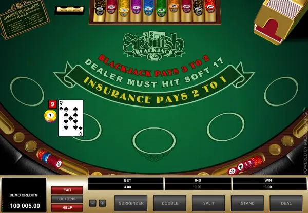 spanish blackjack online