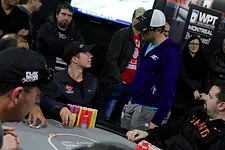 Jeff Gross talking with Antonio Esfandiari