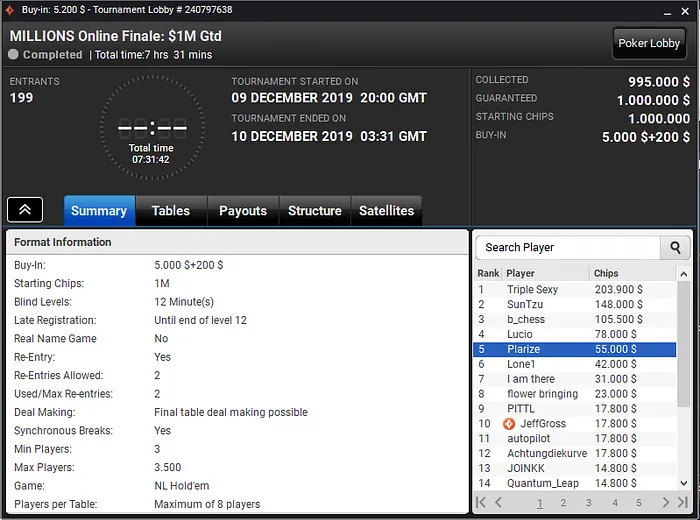 partypoker poker online