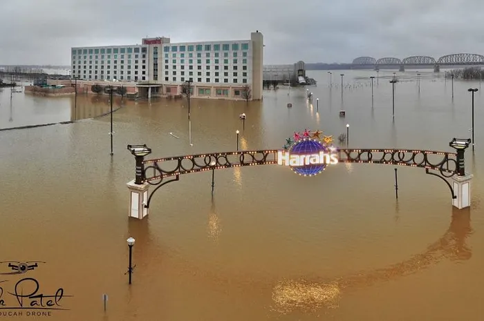 USA : Un Casino victime des innondations 0001