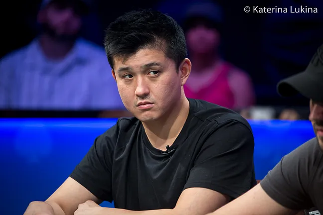 Ka Kwan Lau sits second in chips behind "Naktro91"