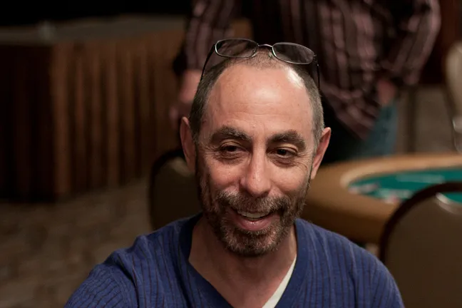 Barry Greenstein caught in a rare smile!