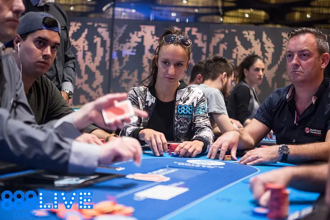 Ema Zajmovic pictured during yesterdays 888Live High Roller