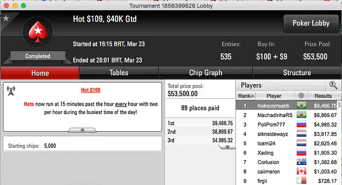 NevilleWeeee 4º no ,050 Thursday Thrill (k) & Mais 103