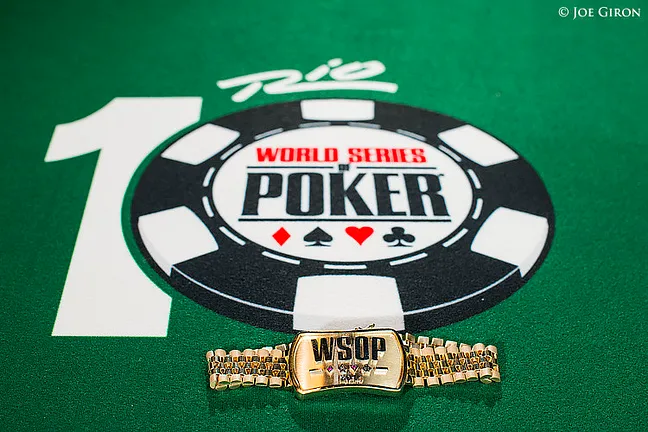A sizable field is expected to show up for Event #8 ($1,000 NLHE), with the tournament providing the WSOP's most inexpensive route to winning one these bad boys