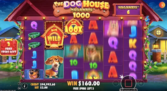 The Dog House Megaways Sticky WIlds