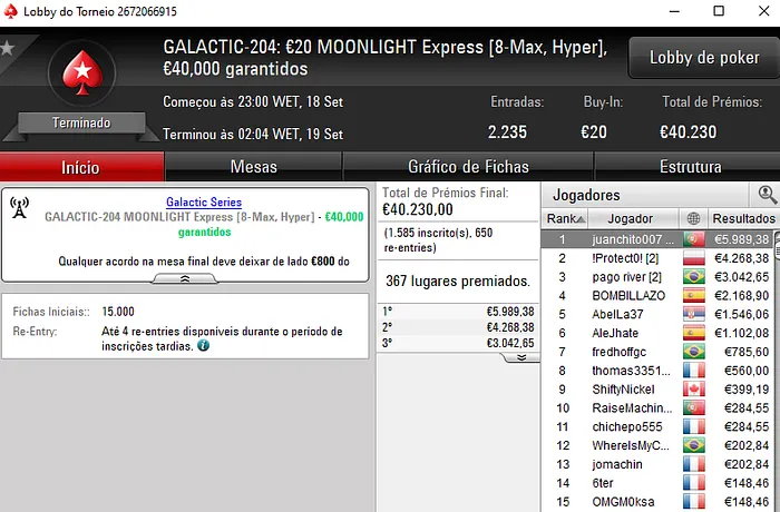 Galactic Series PokerStars