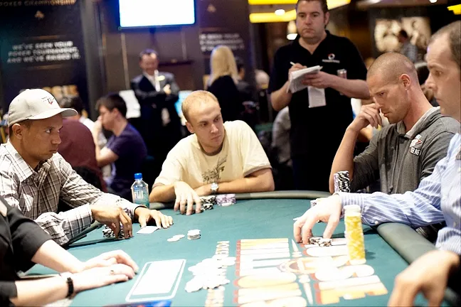 Phil Ivey, Mitchell Carle and Patrik Antonius