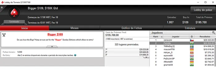 Forras Online: Dobradinha no Sunday Storm & Mais 102