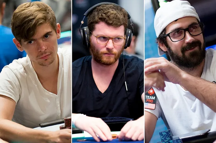 Fedor Holz, Nick Petrangelo, and Jason Mercier