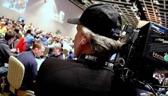Camera Crews on Day 1b of the 2014 WPT Borgata Winter Poker Open Main Event