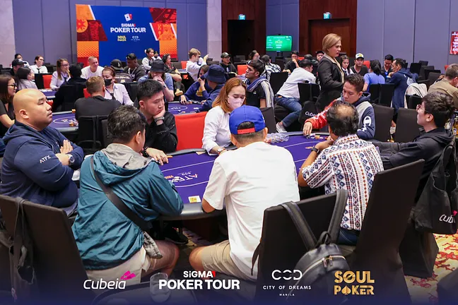 2026 SiGMA Poker Tour Manila Tournament Area