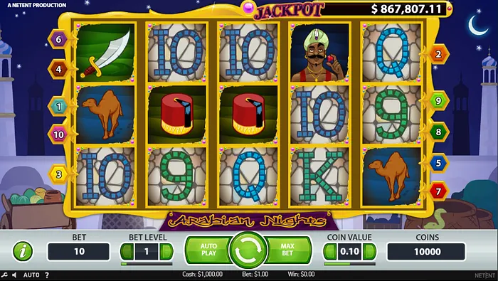 arabian nights slot
