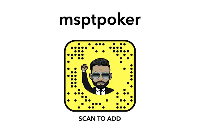 MSPT Poker Snap Chat