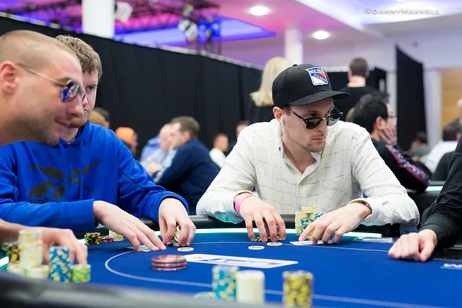Anton Bertilsson leads the High Rollers into Day 2