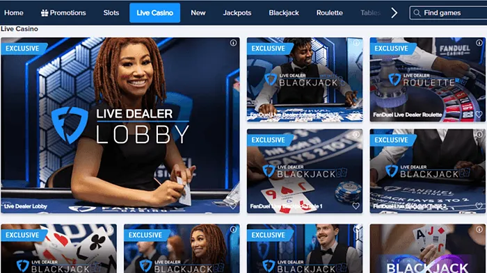 FanDuel Casino Lobby