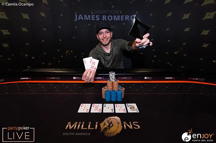 James Romero wins partypoker LIVE MILLIONS South America Super High Roller
