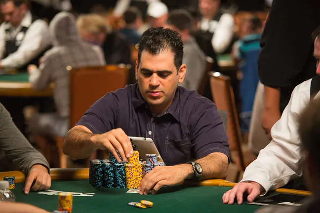 Amnon Filippi Has Found More Chips Here on Day 2