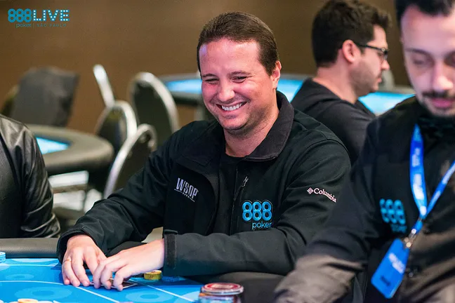 Bruno Politano is the current leader of the 888Live São Paulo High Roller