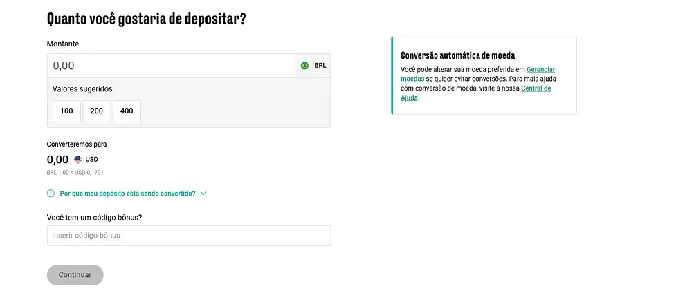 deposito pokerstars pix