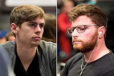 Fedor Holz (left) and Nick Petrangelo (right)