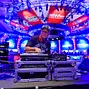 Official DJ of the UFC: Albert Lineses spinning tunes before the start of Day 1B
