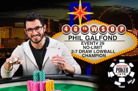 WSOP : 7 ans après, Phil Galfond remporte un deuxième bracelet 0001