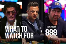 Scotty Nguyen (left), Joe Hachem (center), Ray Romano (right)