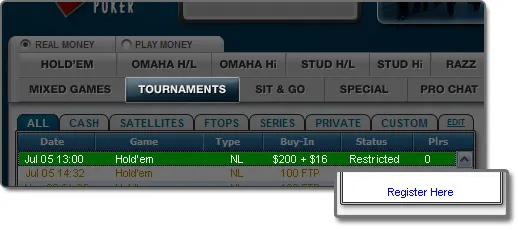 English Poker Open 2009 : sélection des meilleurs packages online 101