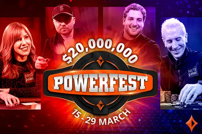 POWERFEST: US$ 20 milhões garantidos entre 15 e 29 de março no partypoker