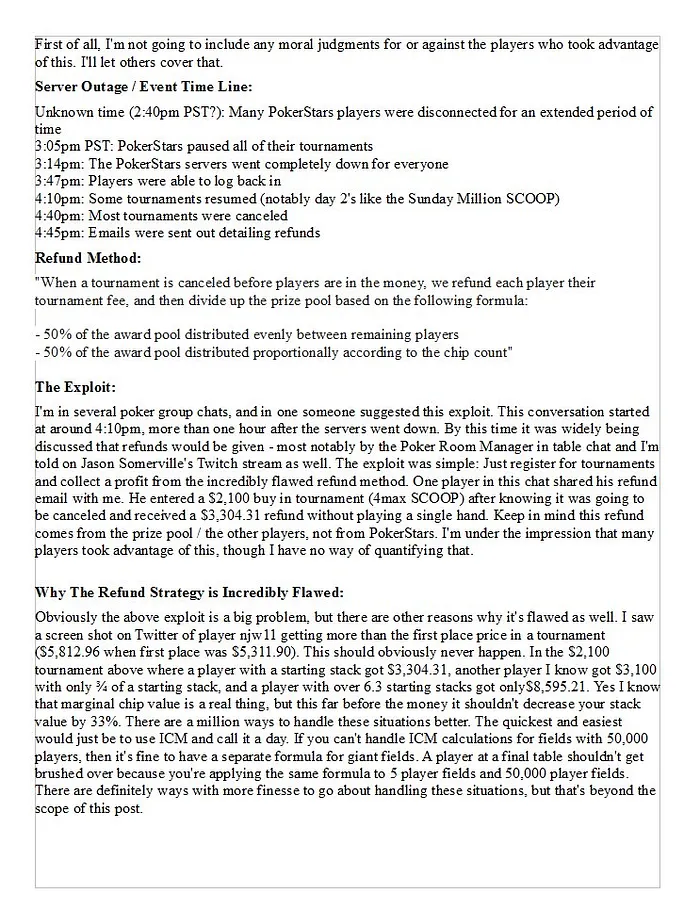 Problemas Técnicos do PokerStars Cancelam Torneios e Dão Dinheiro "Grátis" 102