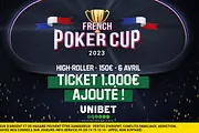 Retour de la French Poker Cup sur Unibet