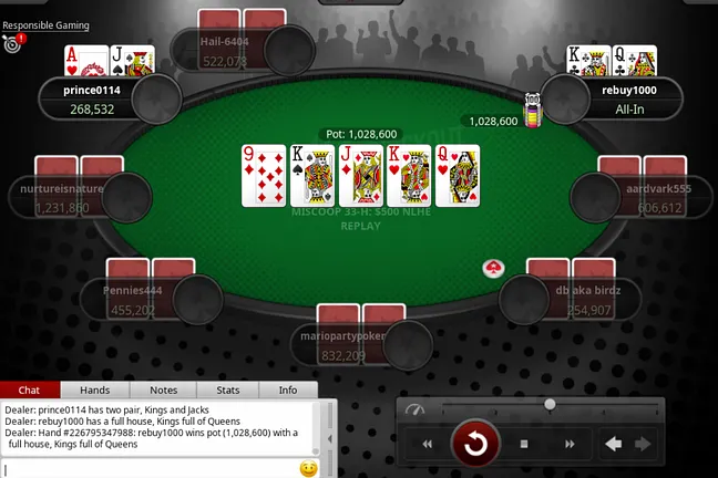 rebuy1000 gets their chips back