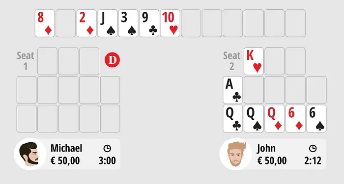 regras poker chinês Open-face Chinese poker (OFC) 