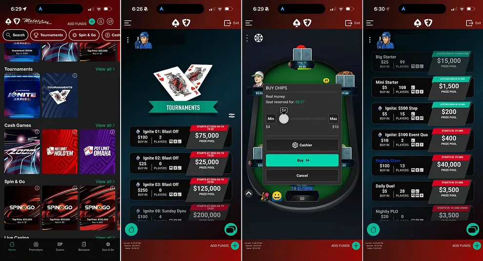 PokerStars Exclusively on FanDuel Mobile App