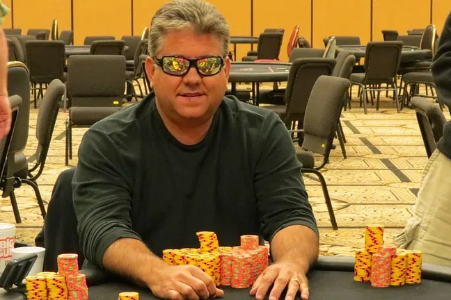 Darrell Hopkins bags overall chip lead heading into Day 2