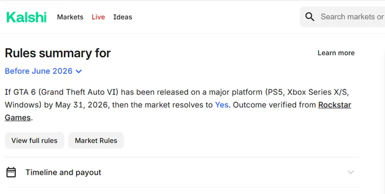 Kalshi example of contract rules