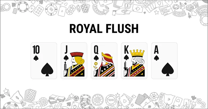 Royal Flush no poker