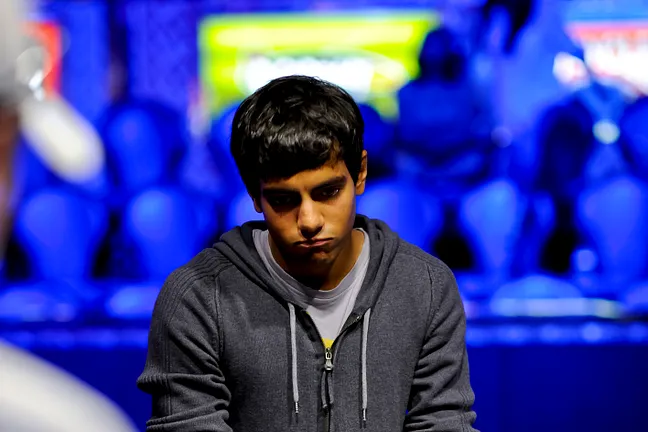 Patel awaiting the river card to be dealt
