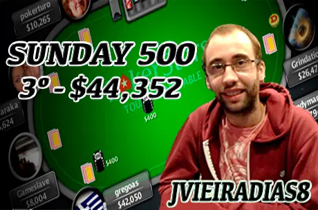 Joel Dias é Terceiro no Sunday 500 da PokerStars ($44,352) 0001