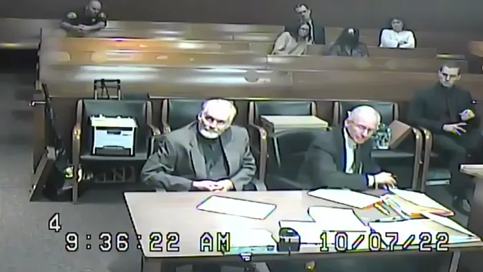 Jeffery Morris appears in court on Oct. 7, 2022