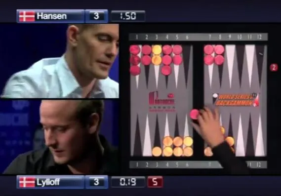 El as bajo la manga de Gus Hansen: El backgammon 0001