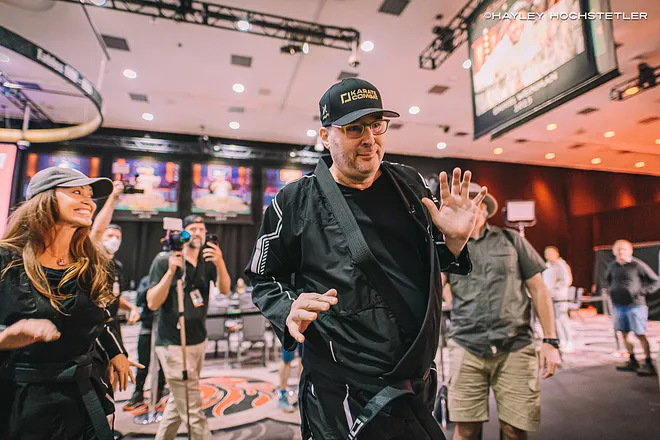 Phil Hellmuth Entrance 2024 Main Event