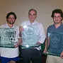 Os três finalistas: Paulo Gaziola, Sr. Giovani e Gabriel Otranto - 1ª Etapa do Circuito ABC 2008